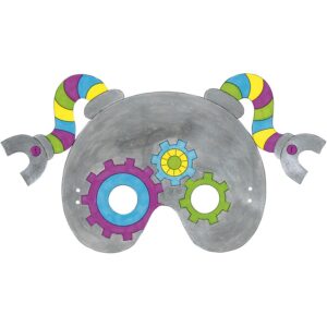 BLANKI-Halbmasken Weltall     - Bild 00