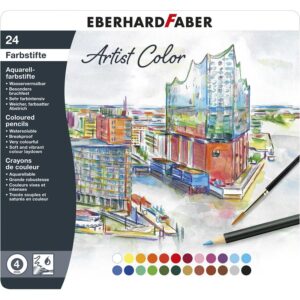 24 Aquarellfarbstifte     - Bild 00