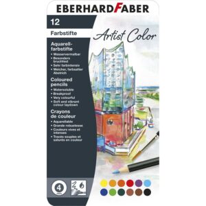 12 Aquarellfarbstifte     - Bild 00