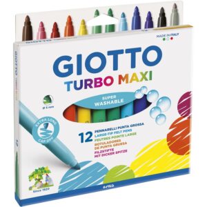 12 GIOTTO Turbo Maxi Fasermaler     - Bild 00