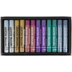 12 JAXON Pastell-Ölkreiden, metallic   - Bild 00