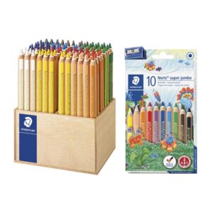Aktionspaket super jumbo Farbstifte + 10er-Etui gratis   - Bild 00