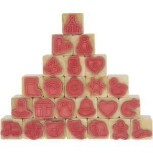 Holzstempel Adventskalender     - Bild 00