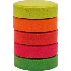 ALS-COLOR Temperablöcke, 5er-Set, neon, Ø 44 mm   - Bild 00