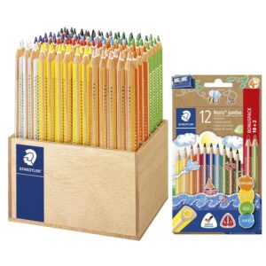 Aktionspaket jumbo Dreikantfarbstifte + 12er-Etui gratis!   - Bild 00