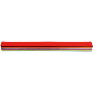 200 bunte Flechtstreifen, 4 cm breit   - Bild 00