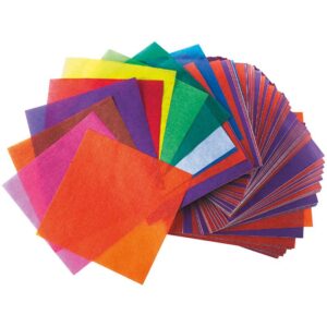 Transparentpapier-Faltblätter, 14 x 14 cm   - Bild 00