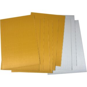 10 Bogen Metallic-Bastelwellpappe     - Bild 00