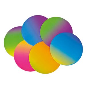 100 Regenbogen-Faltkreise, Ø 15 cm     - Bild 00
