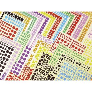 Bunte Symbole und geometrische Motive   - Bild 00