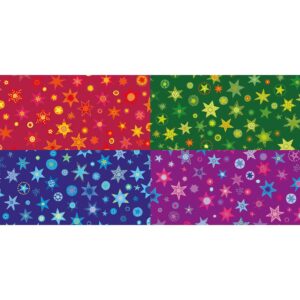 Motiv-Transparentpapier Sterne     - Bild 00