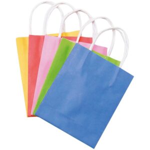 20 Papiertaschen bunt, mini     - Bild 00