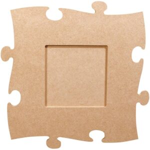 MDF-Puzzle Rahmen, 24 x 24 cm Quadrat   - Bild 00
