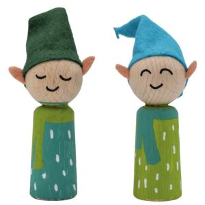 5 Fingerpuppen, 7,4 cm     - Bild 00