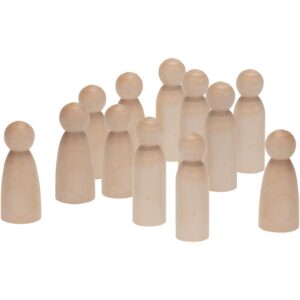Holzfiguren XL, 12er-Set     - Bild 00