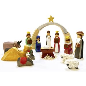 Weihnachtskrippe, groß, 16-tlg      - Bild 00