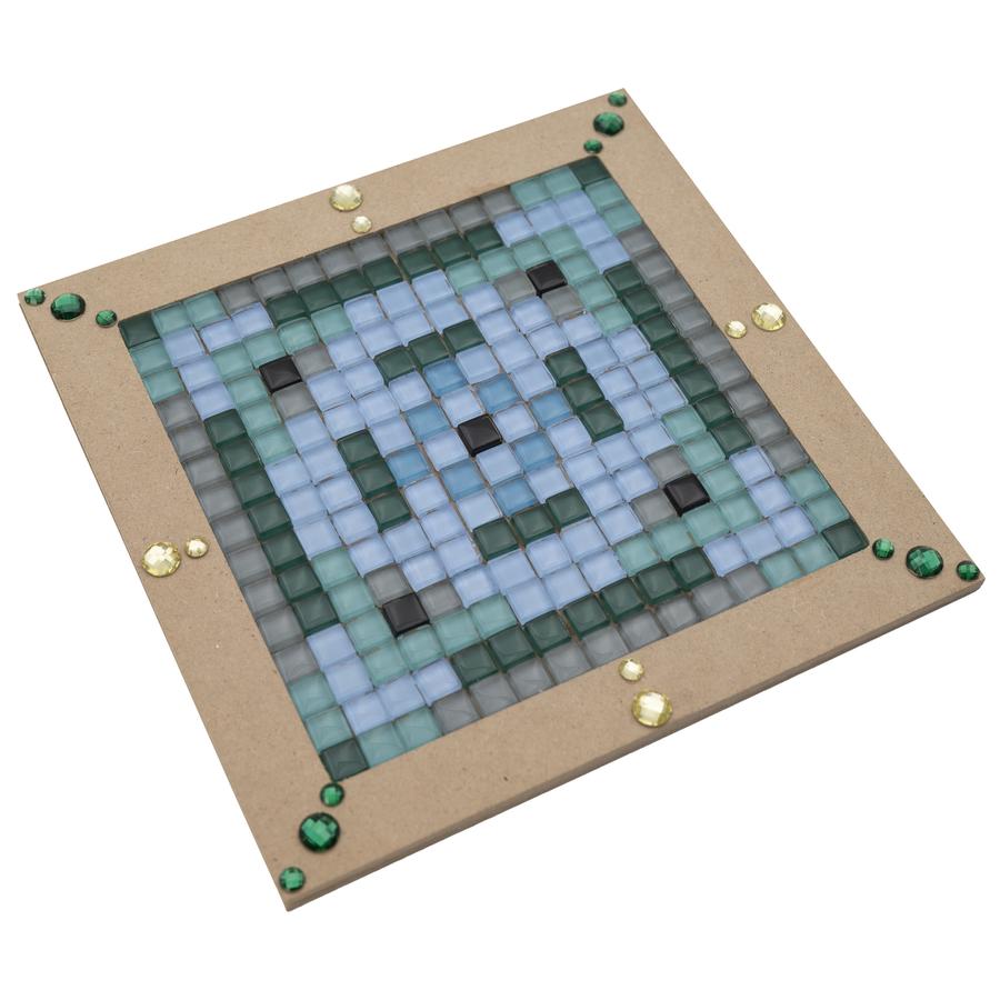 MDF-Mosaikuntersetzer  Quadrat, groß     - Bild 01