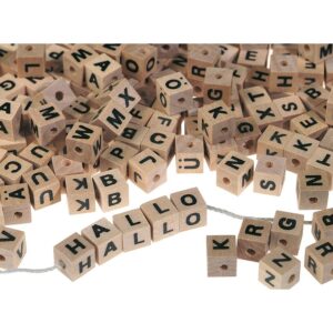 Buchstaben-Holzwürfel     - Bild 00
