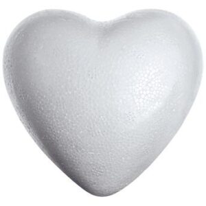 10 Styroporherzen, 9 cm     - Bild 00