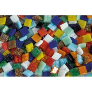 Mosaik-Glassteine, 800 g     - Bild 00