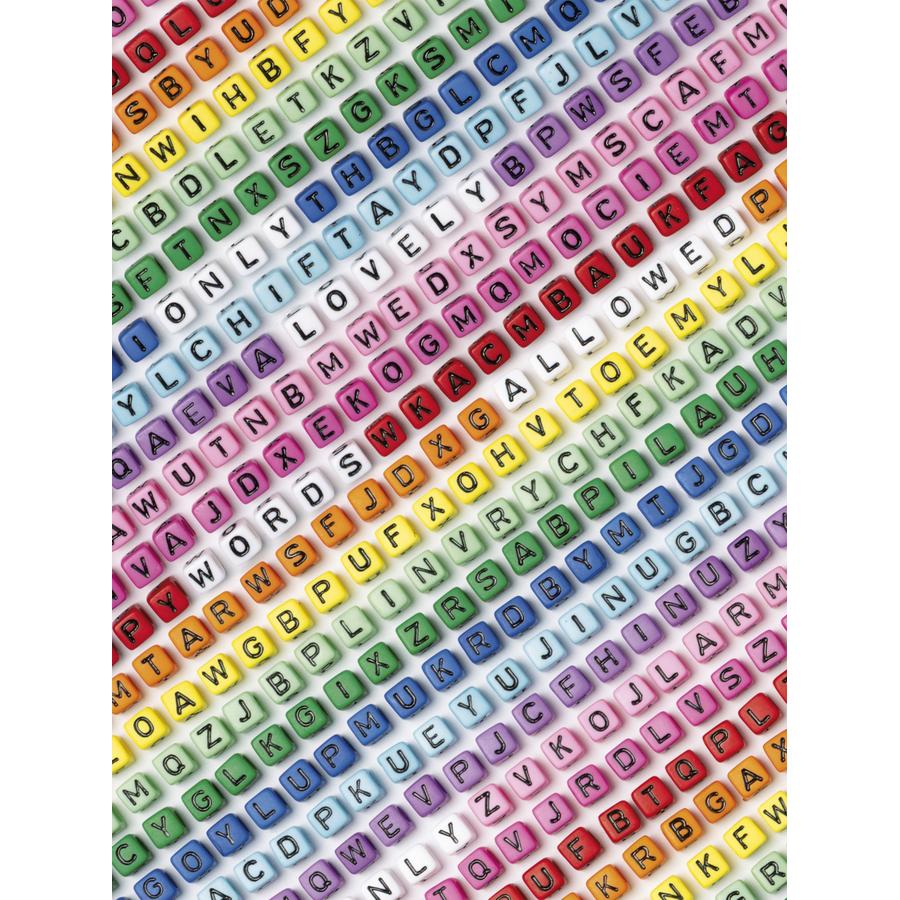 Buchstabenperlen-Box XL, farbig     - Bild 01