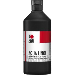 500 ml Aqua-Linoldruckfarbe     - Bild 00