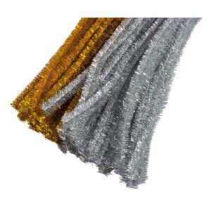 Pfeifenputzer, Gold-Silber-Mix     - Bild 00