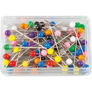 80 Stecknadeln, bunt sortiert     - Bild 00