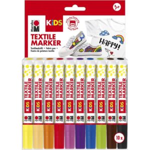 Marabu KiDS Textilmarker, 10er-Set     - Bild 00
