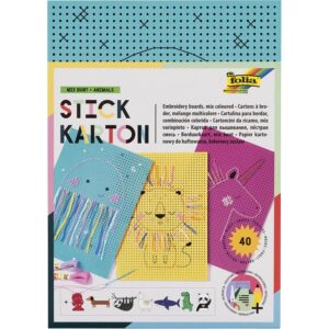 Farbiger Stickkarton     - Bild 00