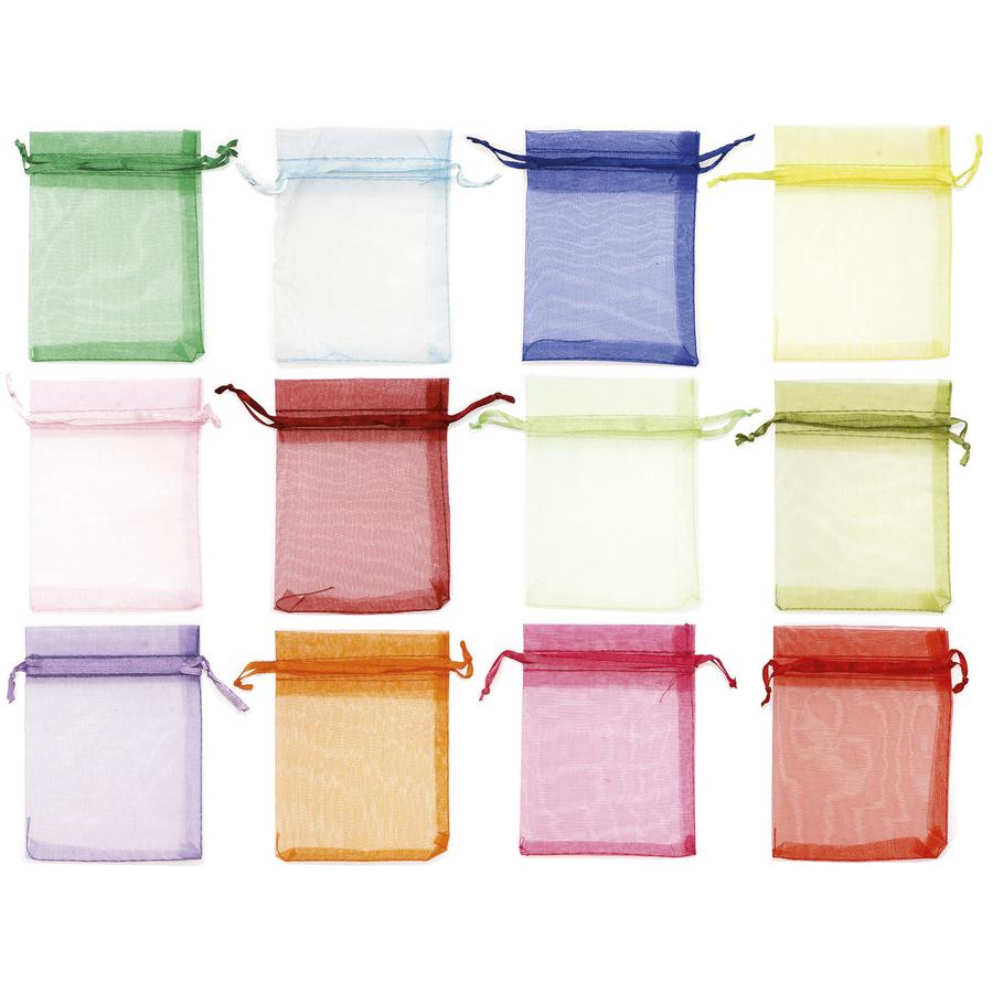 Organzasäckchen Regenbogen, 12er-Set     - Bild 01