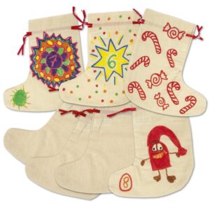 Adventskalender-Stiefel, 24er-Pack     - Bild 00