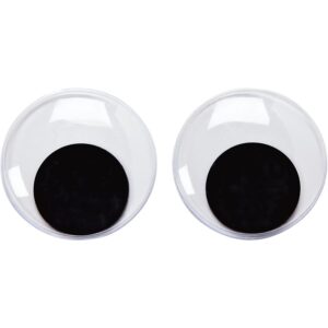 100 Wackelaugen, rund, Ø 12 mm     - Bild 00
