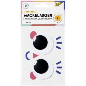Wackelaugen XL, rund, Ø 50 mm, selbstklebend     - Bild 00