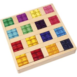 Regenbogen Holzbaukasten XL, 70-tlg.      - Bild 00