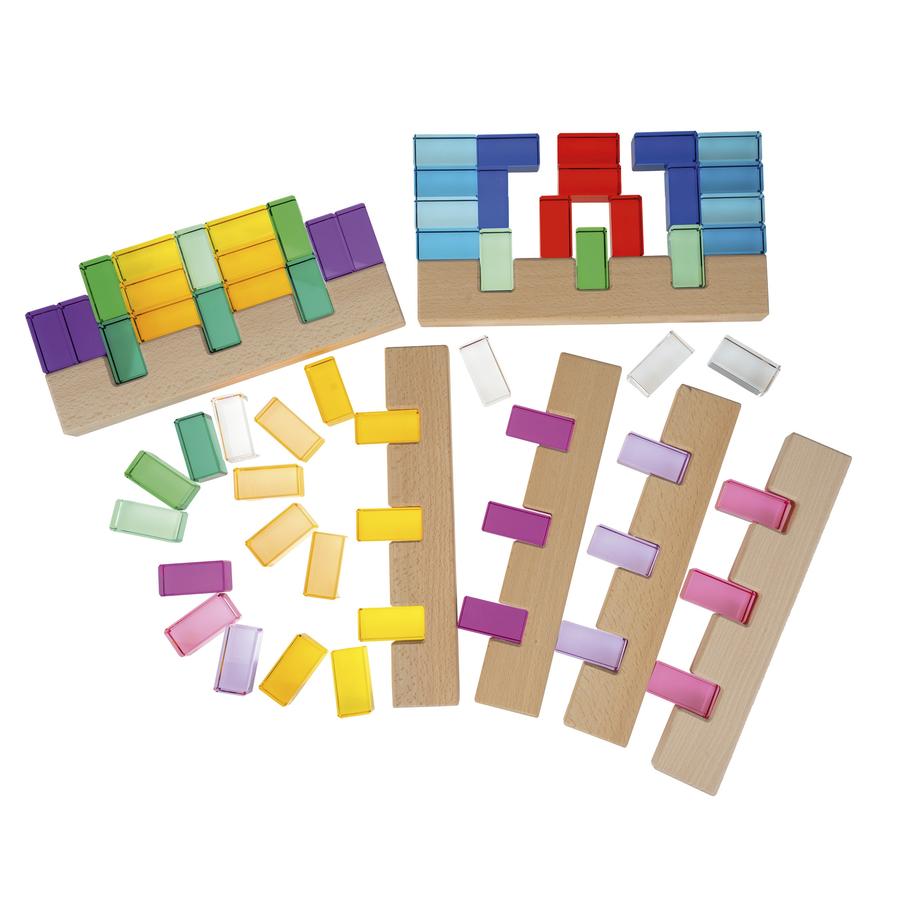 Regenbogen Holzbaukasten XL, 70-tlg.      - Bild 01