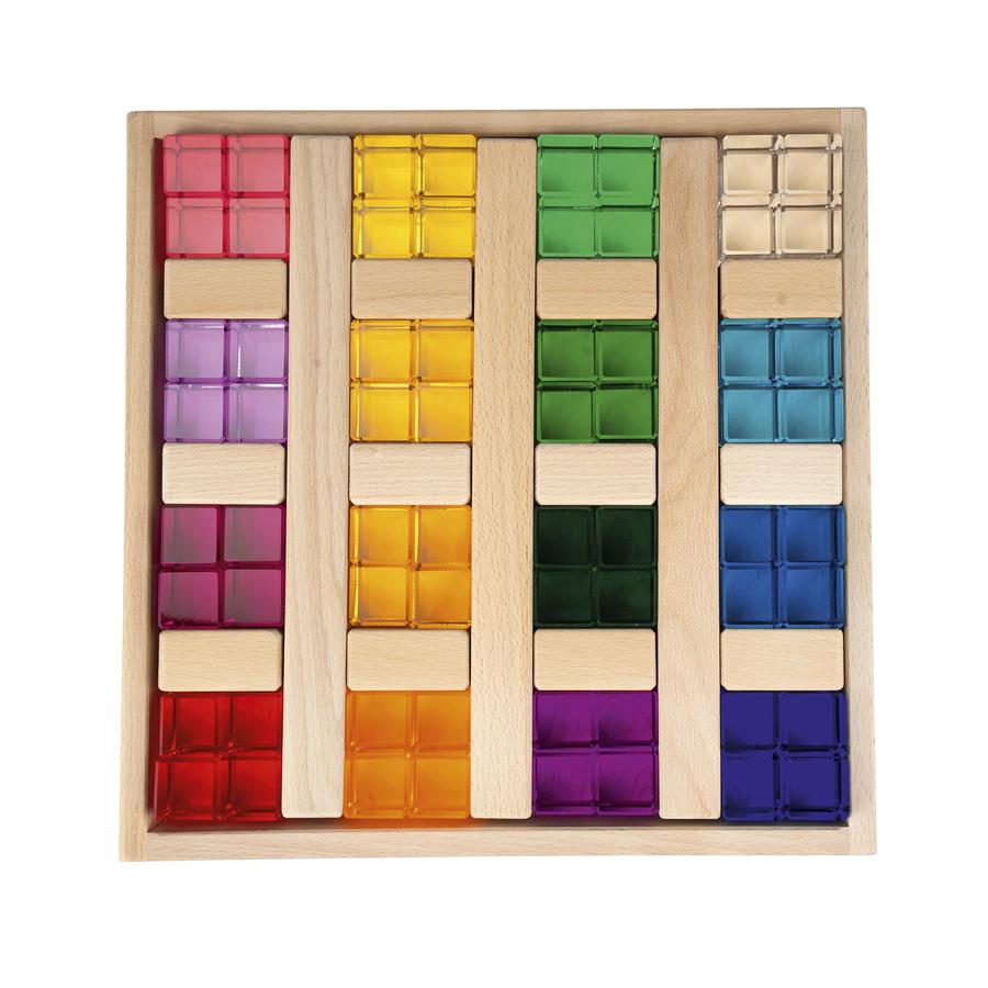 Regenbogen Holzbaukasten XL, 70-tlg. - Bild 03