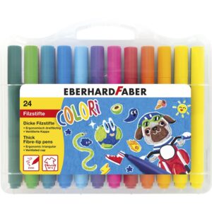 24 Dicke Filzstifte COLORI     - Bild 00