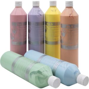 ALS-COLOR Fingermalfarben pastell, 6er-Set     - Bild 00