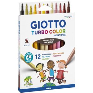 GIOTTO Skin Tones Fasermaler, 12er-Set     - Bild 00