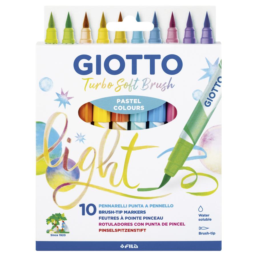 10  GIOTTO Turbo Soft Brush Pinselmaler, pastell     - Bild 01