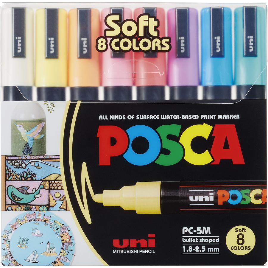 POSCA Acrylmarker 5M, 8er-Set     - Bild 01