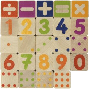 Holzstempel Mathe, 24-tlg.     - Bild 00