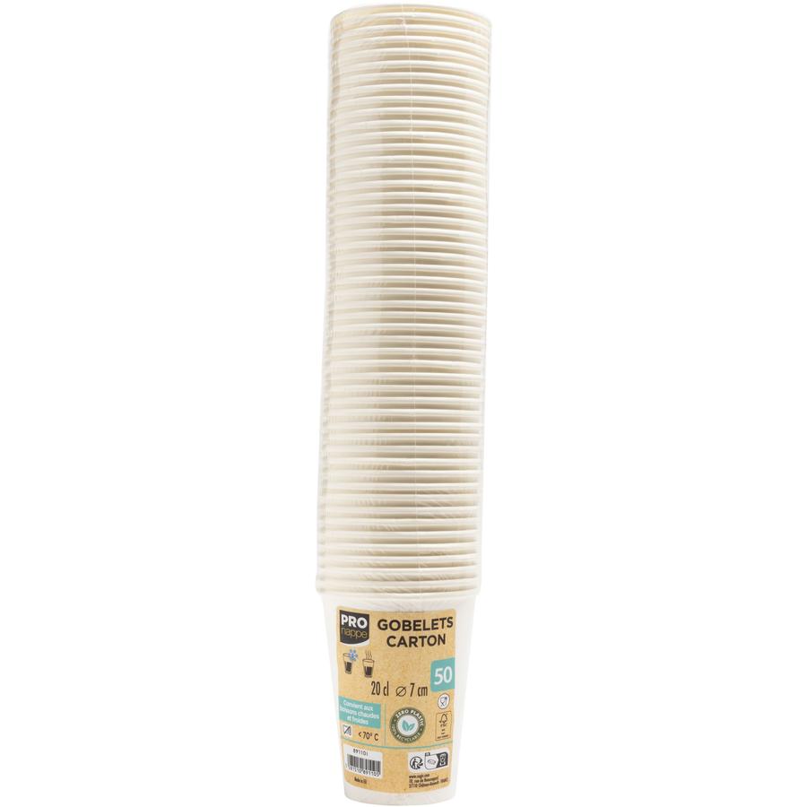 00_42.194 Pappbecher, 50er-Pack - Bild 00