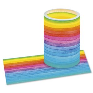 Laternenzuschnitte Regenbogen-Streifen, 25er-Pack     - Bild 00