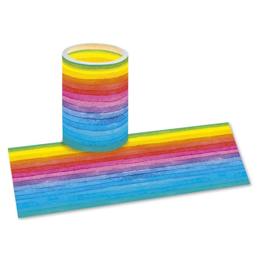 Laternenzuschnitte Regenbogen-Streifen, 25er-Pack     - Bild 01