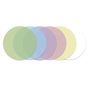 24 Rundlaternenzuschnitte, pastell     - Bild 00