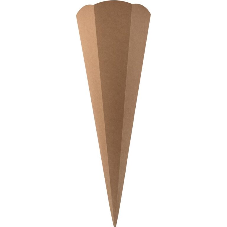 Schultüte Schlicht Hobbyfun Schultüte Selbstklebend, 80 Cm Rund Mit Holzspitze Schultüten Selbstklebend