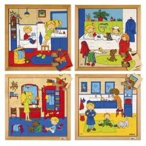 Educo Hygienepuzzle , 4er-Set     - Bild 00