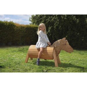 Holzpferd lasiert, 50 cm     - Bild 00